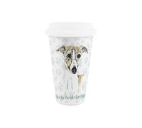 Purely Home Dad To The World's Best Whippet Ceramic Travel Mug