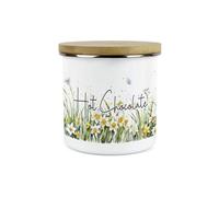 Purely Home - Daffodils - Hot Chocolate Canister - Kitchen Storage Jar (Large)