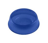Purely Home Dark Blue Melamine Pet Bowl - Large Food Bowl For Dogs