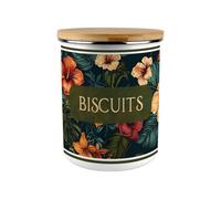 Purely Home Dark Hibiscus Extra Large Biscuit Tin
