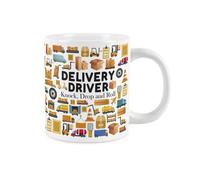 Purely Home Delivery Driver Jumbo Mug - Novelty Extra Large Mug Gifts For Couriers & Parcel Delivery Workers - Ceramic Tea/coffee Cup