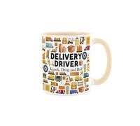 Purely Home Delivery Driver Mug - Humourous Trades Funny Novelty Gift - Beige Tea/coffee Ceramic Cup Present For Couriers & Drivers