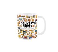 Purely Home Delivery Driver Mug - Humourous Trades Funny Novelty Gift - White Tea/Coffee Ceramic Cup Present for Couriers & Drivers