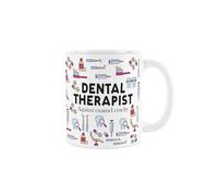 Purely Home Dental Therapist Mug - Humorous Dentistry Novelty Gifts - Tea/Coffee Hot Drinks White Ceramic Cup Present