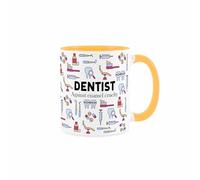 Purely Home Dentist Mug - Humorous Teeth Themed Dental Nurse/Doctor Novelty Gift - Tea/Coffee Hot Drinks White Ceramic Cup Present