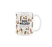 Purely Home Dog Walker Mug - Humourous Trades Funny Novelty Gift - Tea/coffee White Ceramic Cup Present For Dog Walkers & Sitters