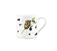 Purely Home Dormouse Themed Design Mug by Rhiannon Chauncey - Fine Bone China White Coffee/Tea Present Gift