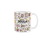 Purely Home Doula Mug - Funny Novelty Career Gift For Professional Maternity Support Workers - Tea/coffee Hot Drinks White Ceramic Cup Present