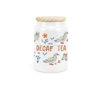 Purely Home - Ducks & Flowers - Decaf Tea Canister - Kitchen Storage Jar