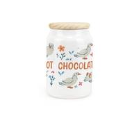 Purely Home - Ducks & Flowers - Hot Chocolate Canister - Kitchen Storage Jar