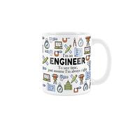 Purely Home Engineer Mug Fun Trades Gift - White Coffee/Tea Present Mug Gift