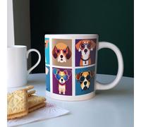 Purely Home Extra Large Big Cool Pets Beagles Jumbo White Coffee/tea Gift