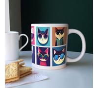 Purely Home Extra Large Big Cool Pets Cats Jumbo White Coffee/tea Gift