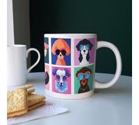 Purely Home Extra Large Big Cool Pets Poodles Jumbo White Coffee/tea Gift