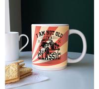Purely Home Extra Large Big I Am Not Old I'm A Classic Novelty Mug - Jumbo White Coffee/tea Gift