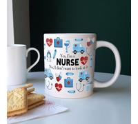 Purely Home Extra Large Big Nurse Mug Fun Trades Gift - Jumbo White Coffee/tea Present