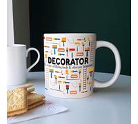 Purely Home Extra Large Big Painter Decorator Mug Fun Trades Gift - Jumbo White Coffee/Tea Present