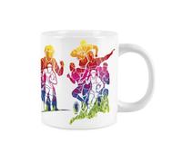 Purely Home Extra Large Big Rugby Mug Themed Abstract Paint Effect - Jumbo White Coffee/tea Gift For Sports Lovers