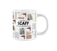 Purely Home Extra Large Big Scaffolder Mug Fun Trades Gift - Jumbo White Coffee/tea Present