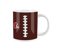 Purely Home Extra Large Custom American Football Mug - Personalised Sports Gift - Jumbo Novelty Coffee/Tea Cup