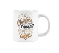 Purely Home Extra Large Hot Chocolate Mug - Novelty Chocolate Gifts Jumbo Ceramic Hot Drinks Cup