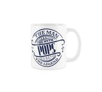 Purely Home Fathers Day Gift Mug - The Man, The Myth, The Legend Pops Present Coffee/tea Gift