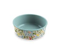 Purely Home Floral Melamine Pet Bowl - Medium Food Bowl For Dogs