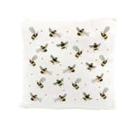 Purely Home Flying Bumblebees Velvet Cushion