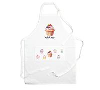 Purely Home Food Pun Novelty Kitchen Apron - Cooking & Baking Gift - Cake It Easy