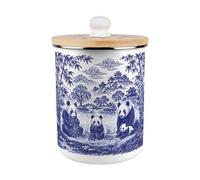 Purely Home Forest Pandas Food Waste Caddy - Metal 2L Decorative Kitchen Compost Bin