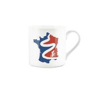 Purely Home French Cycling Mug - Sports Themed Bicycle Racing Event - Bone China White Mug Coffee/Tea Present