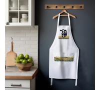 Purely Home Friesian Cow Apron - Countryside Farm Kitchen Cooking & Baking Gift