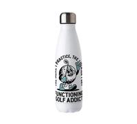 Purely Home Functioning Golf Addict Water Bottle - Reusable Double Walled 500Ml Hot/cold Drinks Outdoor Bottle Novelty Golfer Gifts