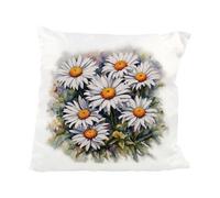 Purely Home Garden Watercolours Daisy Cushion