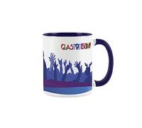 Purely Home Glastonbury Ceramic Mug - Coffee Tea Present UK Music Festival Gift