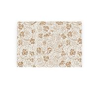 Purely Home Gold Oak Leaves & Berries Worktop Saver - Small Textured Glass Chopping Board