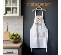 Purely Home Golden Retriever Apron - Novelty Kitchen Gift For Dog Lovers