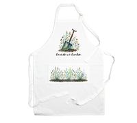 Purely Home Grandmas Apron - Gardening Apron - Adjustable Ties/pocket Gift For Grandma