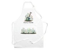 Purely Home Grannys Apron - Gardening Gift Apron - Adjustable Ties/pocket Present For Granny
