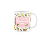Purely Home Grannys Gardening Mug - Gardening White Coffee/tea Gift 11Oz