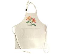 Purely Home Grannys Kitchen Apron - Pretty Floral Gifts For Granny - Adjustable Neck/waist Ties Cooking & Baking Apron With Large Front Pocket