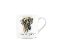 Purely Home Great Dane Mug - Lifes Better With A Great Dane Bone China White Mug - Tea/coffee Gift For Dog Lovers