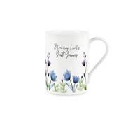 Purely Home Great Granny Gift Mug - Blooming Lovely Floral Bone China Cup - Tea/coffee Present Mug