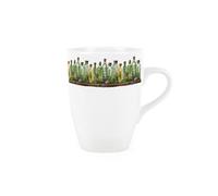 Purely Home Green Herbs Mug - Mystical Glass Bottles Apothecary Gift - Tea/coffee Hot Drinks Ceramic Cup Present