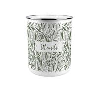 Purely Home Green Leaves Kitchen Utensil Holder