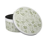 Purely Home Green Oak Leaves & Berries Round Cake Tin - Large Baking Storage Kitchen Gift