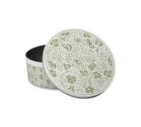 Purely Home Green Oak Leaves & Berries Round Cake Tin - Small Baking Storage Kitchen Gift