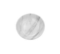 Purely Home Grey Marble Melamine Pet Saucer - Low Small Food Bowl For Cats