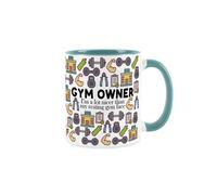 Purely Home Gym Owner Mug - Humourous Trades Funny Novelty Gift - Tea/coffee Hot Drinks Ceramic Blue Cup Present For Exercise Lovers