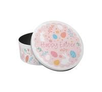 Purely Home Happy Easter Pastel Pink Small Round Cake Tin - Easter Home Baking Gifts